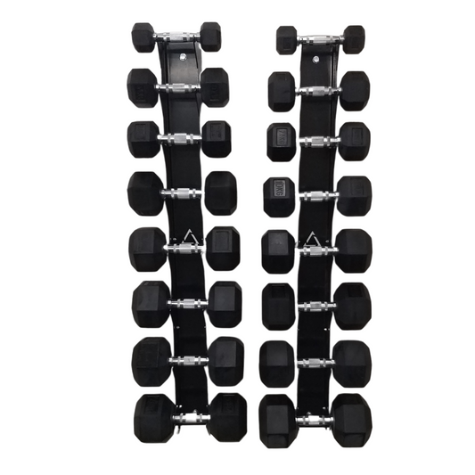 Dumbbell rack -Hex wall mounted