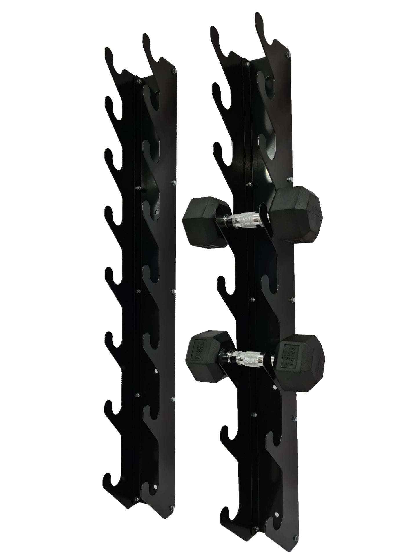Dumbbell rack -Hex wall mounted