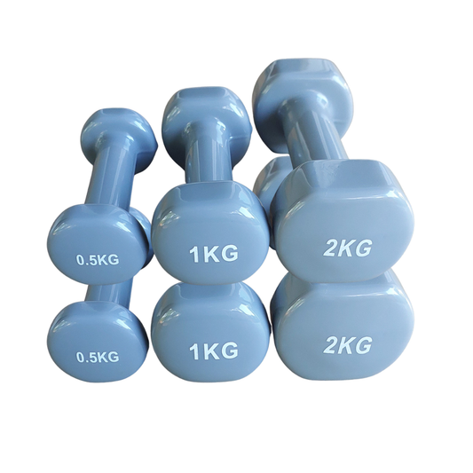 Vinyl Dumbbell 6 pack (3 Pairs)