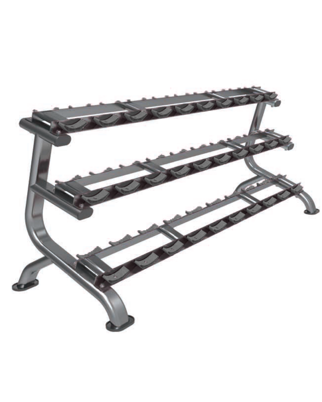 3 Tier Hex Dumbbell Rack