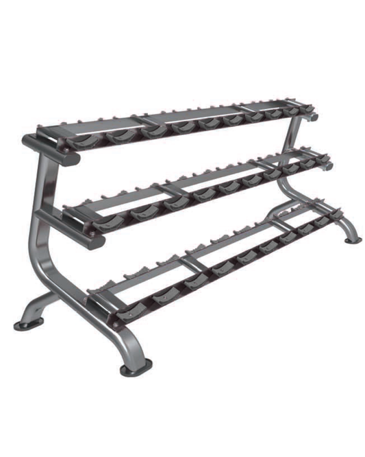 3 Tier Hex Dumbbell Rack