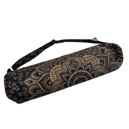 Samasthiti Black Gold Mandala bag