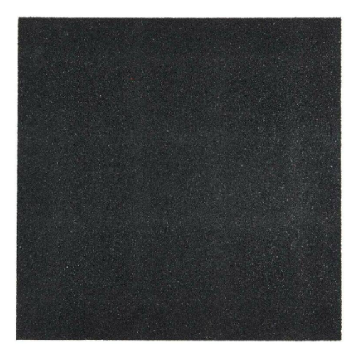 Rubber flooring 100x100 cm Black
